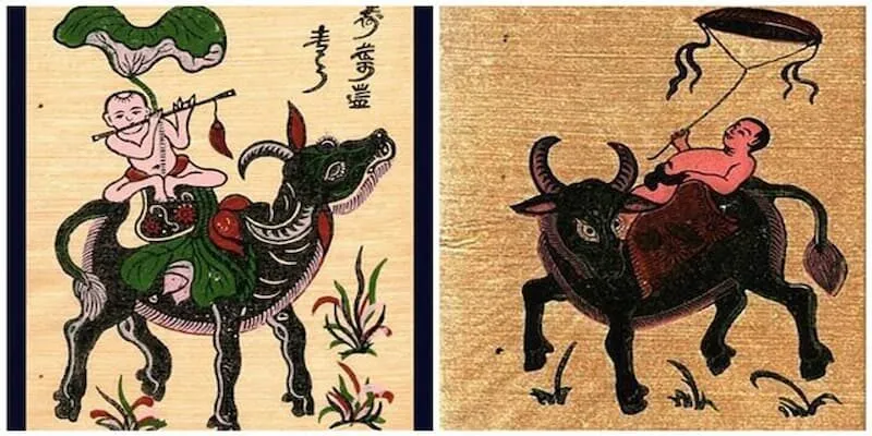 Tranh dân gian về chăn trâu trong văn hóa người Việt Nam